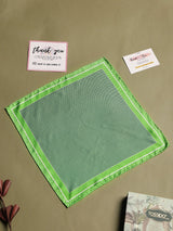 Green Whales Silk Pocket Square - TOSSIDO