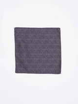 Grey Abstract Reversible Stole & Pocket Square Set - TOSSIDO