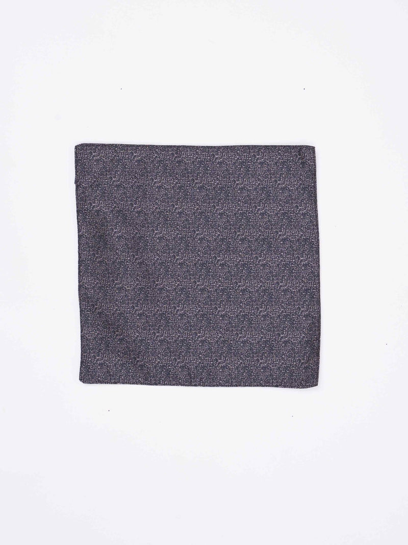 Grey Abstract Reversible Stole & Pocket Square Set - TOSSIDO