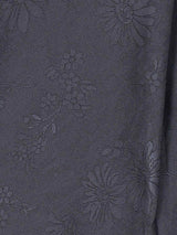Grey Floral Woven Cravat & Pocket Square Set - TOSSIDO