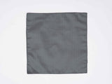 Grey Geometric Reversible Stole & Pocket Square Set - TOSSIDO