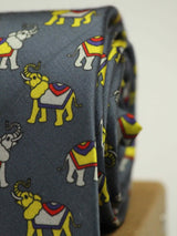 Grey Jumbo Necktie - TOSSIDO