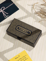 Grey Lotus Cufflinks - TOSSIDO