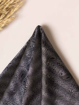Grey Paisley Jacquard Pocket Square - TOSSIDO