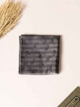 Grey Paisley Jacquard Pocket Square - TOSSIDO