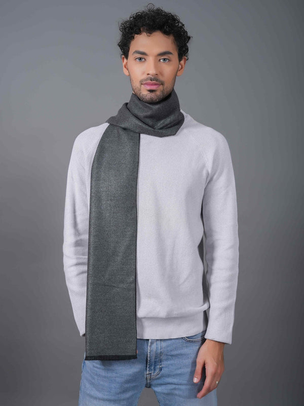 Grey Solid Muffler - TOSSIDO