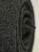 Grey Solid Wool Skinny Necktie - TOSSIDO