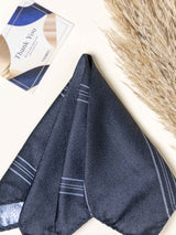 Grey Stripes Necktie Gift - set - TOSSIDO