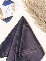 Grey Stripes Necktie Gift - set - TOSSIDO