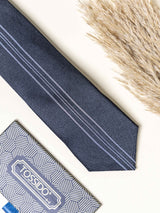 Grey Stripes Necktie Gift - set - TOSSIDO