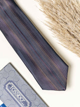 Grey Stripes Necktie Gift - set - TOSSIDO