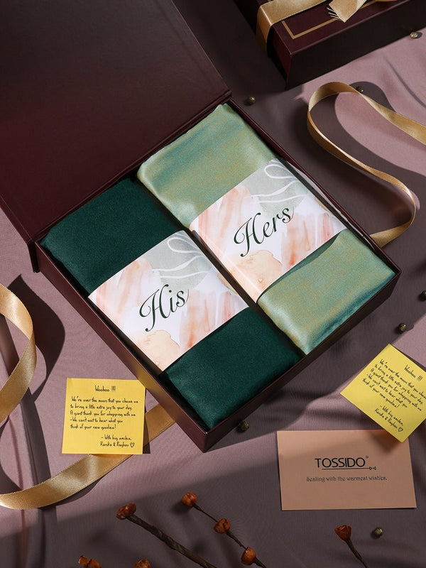 His Muffler & Her Trendy Stole Giftset - TOSSIDO