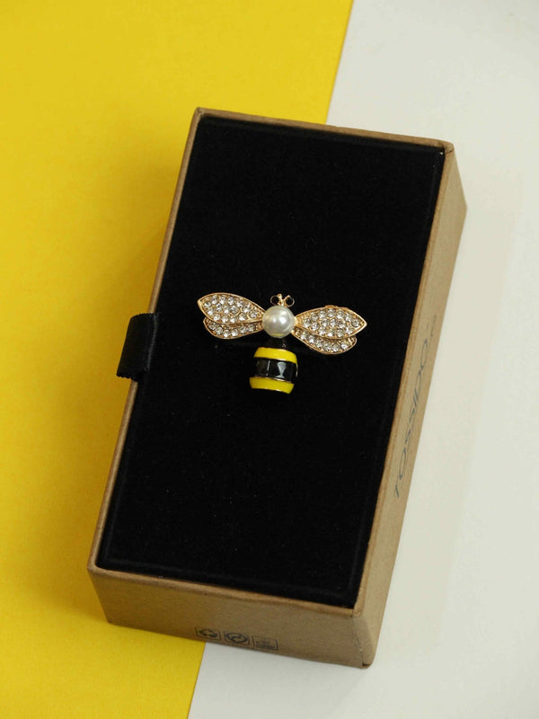 Honeybee Brooch - TOSSIDO