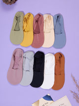 Ice Silk No-Show Socks – Pack of 10 - TOSSIDO