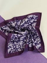 Icy Bloom Pocket Square - TOSSIDO