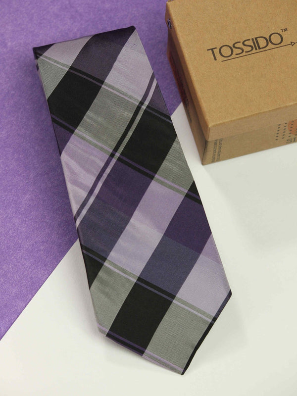 Ire Check Silk Necktie - TOSSIDO