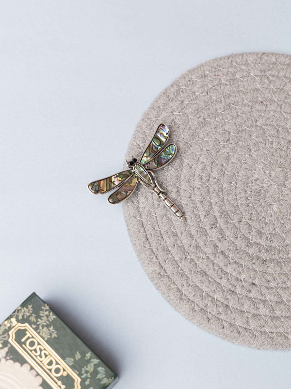 Iridescent Dragonfly Brooch - TOSSIDO