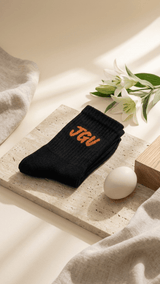 JGU Black Full Length Socks - TOSSIDO