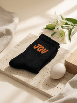 JGU Black Full Length Socks - TOSSIDO