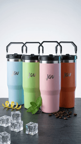 JGU Grip Lock Lime Green Insulated Tumbler - TOSSIDO