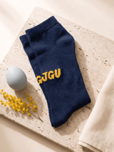 JGU Navy Blue Ankle Socks - TOSSIDO