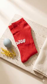 JGU Red Ankle Socks - TOSSIDO