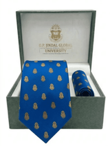 JGU Royal Crest Necktie & Pocket Square Set