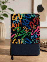 JGU Urban Script Navy Blue Diary - TOSSIDO
