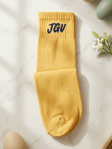 JGU Yellow Full Length Socks - TOSSIDO