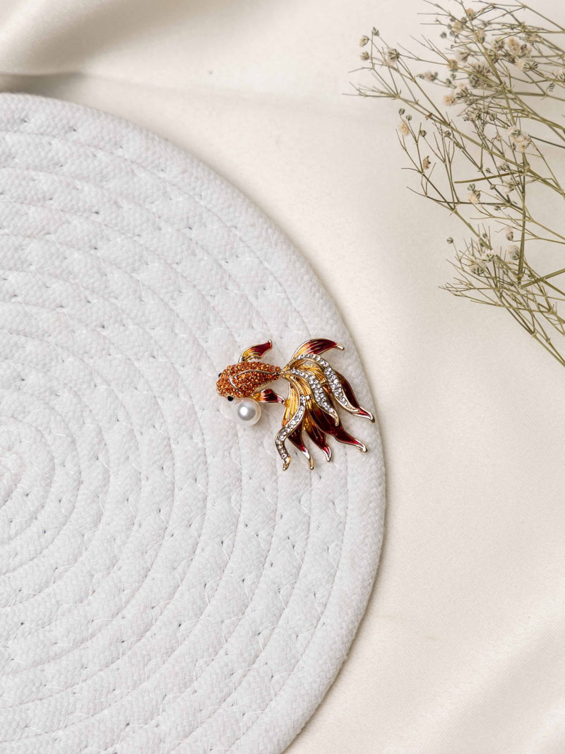 Koi Fish Brooch - TOSSIDO
