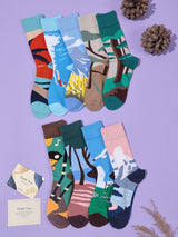 Landscape Art Socks – Pack of 9 - TOSSIDO