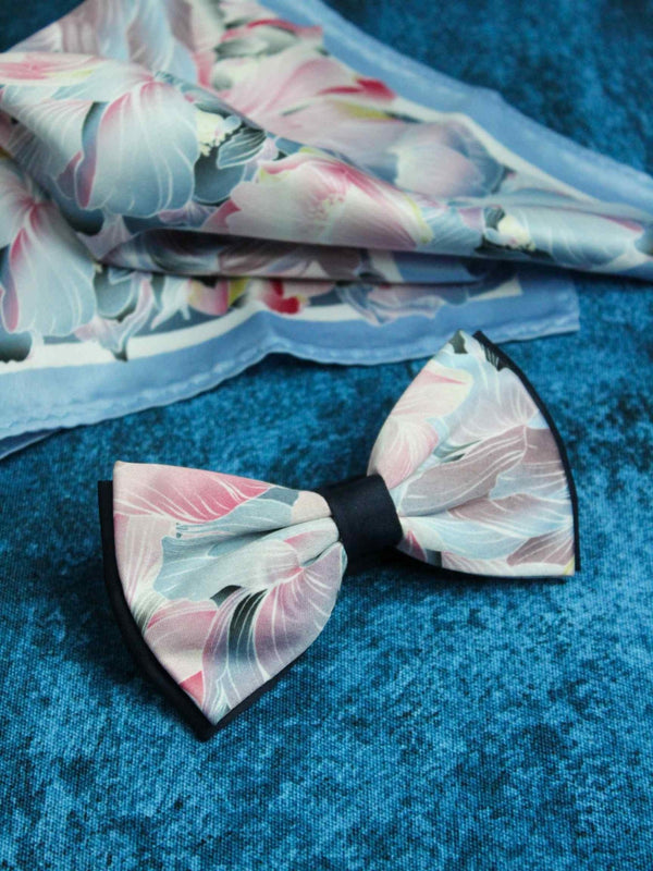 Lavender Bowtie & Pocket Square Set - TOSSIDO