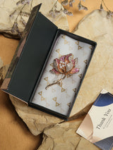 Lavender Floral Brooch - TOSSIDO