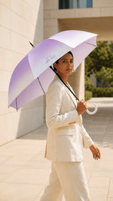 Lavender & White Merger Umbrella - TOSSIDO