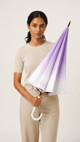 Lavender & White Merger Umbrella - TOSSIDO