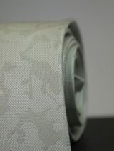 Light Green Abstract Woven Silk Necktie - TOSSIDO