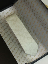 Light Green Abstract Woven Silk Necktie - TOSSIDO