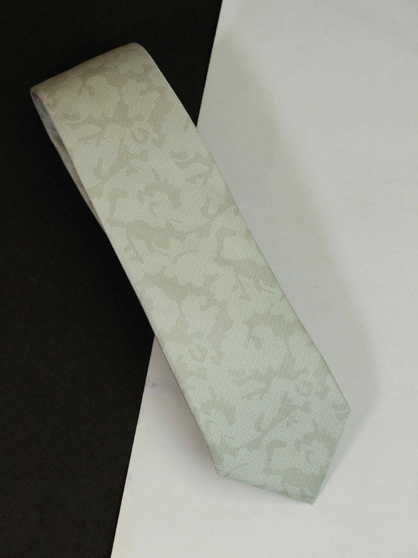 Light Green Abstract Woven Silk Necktie - TOSSIDO