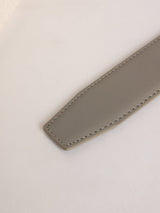 Light Grey No-Hole Men's Belt
