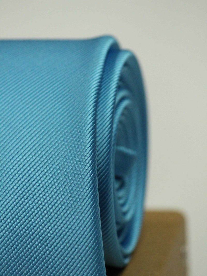 Like The Sky Solid Necktie - TOSSIDO