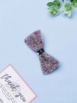 Lilac Dusk Glitter Bowtie - TOSSIDO