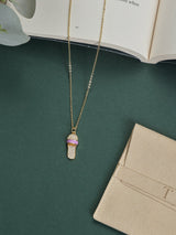 Lilac Flip Flop Pendant Necklace