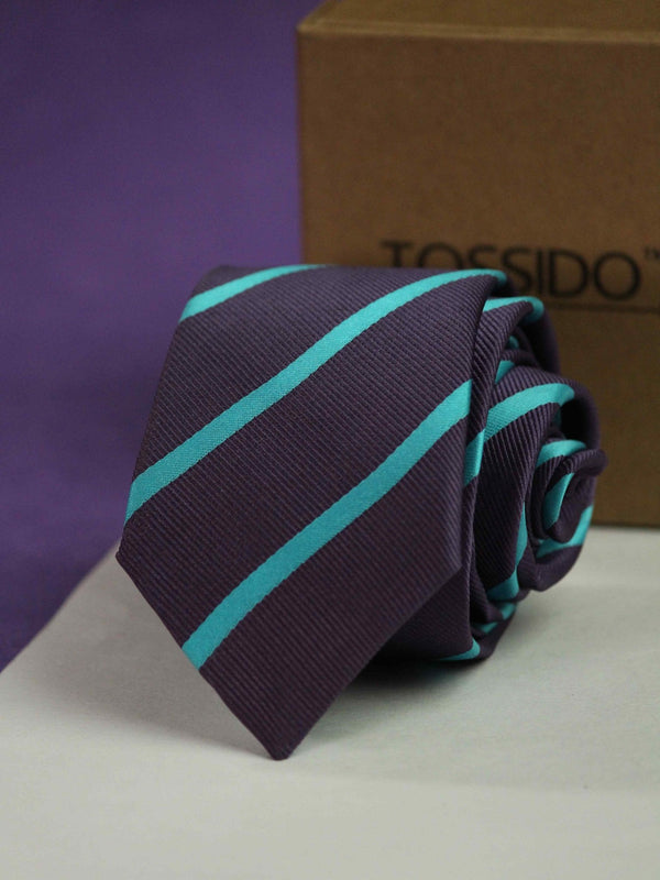 Lineation Skinny Necktie - TOSSIDO