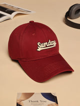 Maroon Sunday Baseball Cap - TOSSIDO