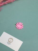 Matte Pink Daisy Brooch - TOSSIDO