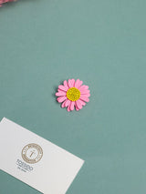 Matte Pink Daisy Brooch - TOSSIDO