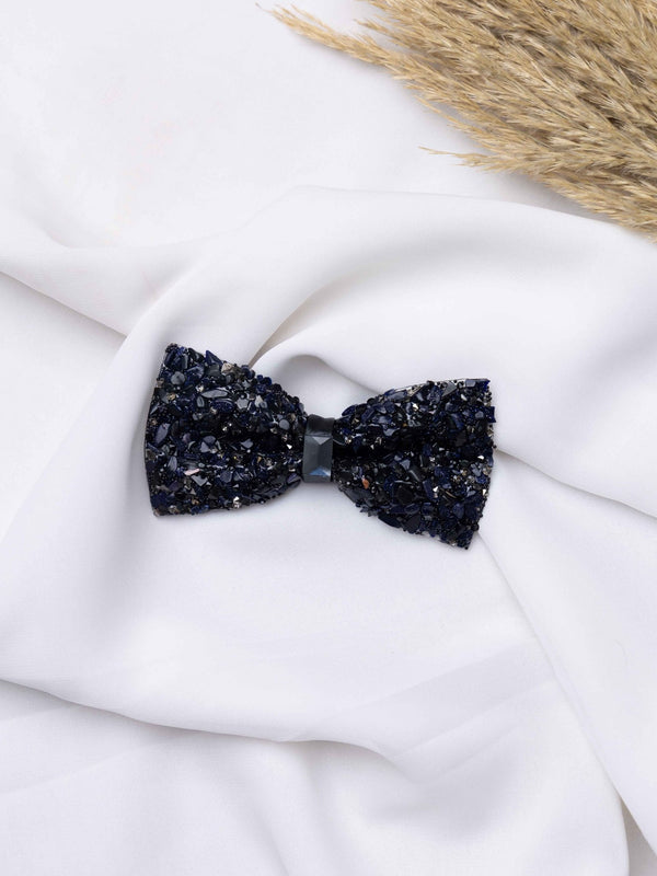 Midnight Crystal Gemstone Bowtie - TOSSIDO