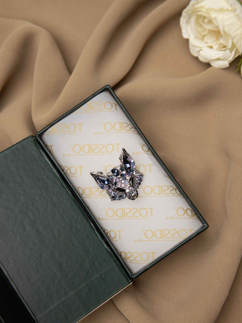 Midnight Fox Brooch - TOSSIDO