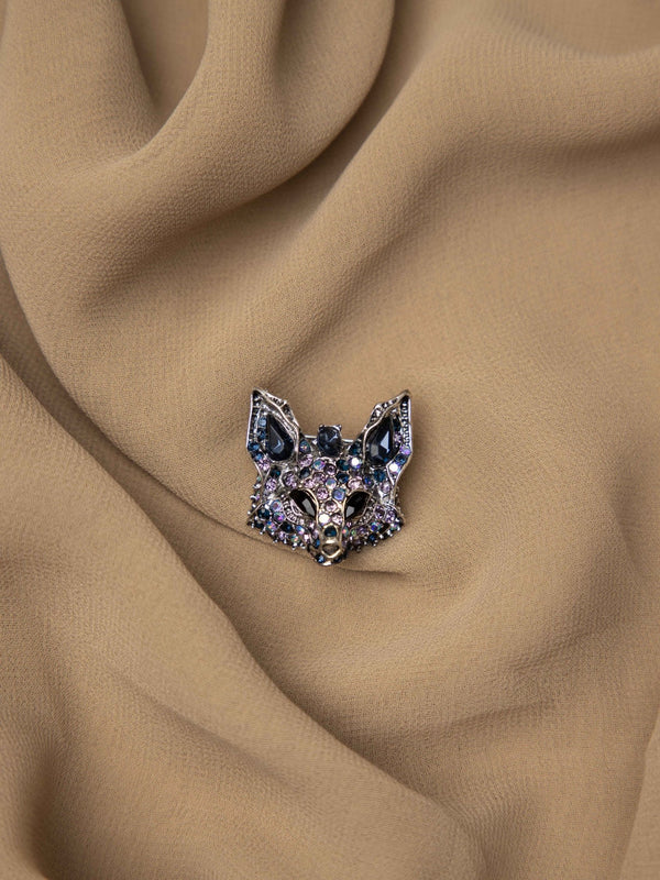 Midnight Fox Brooch - TOSSIDO