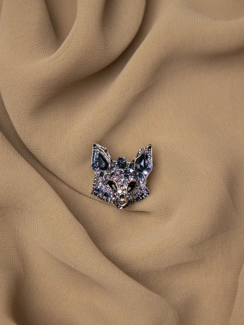 Midnight Fox Brooch - TOSSIDO
